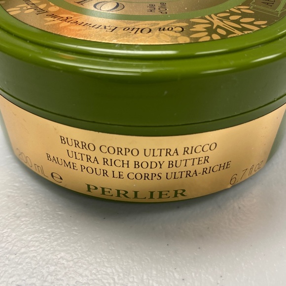 PERLIER Olivarium Italian Organic 100% Olive Oil Ultra Rich Body Butter - Picture 6 of 6